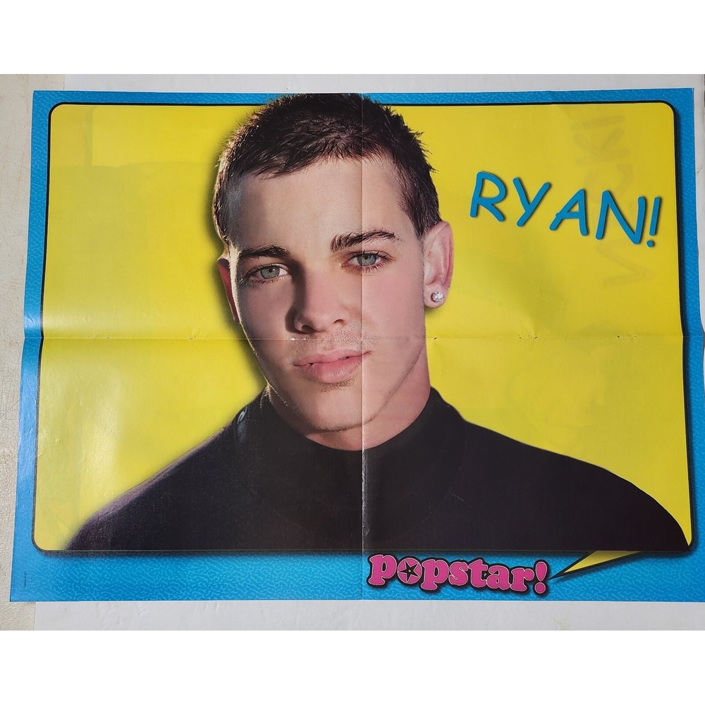 Ryan Sheckler Nick Jonas Double-Sided Vintage Poster Clipping Popstar! 20x16
